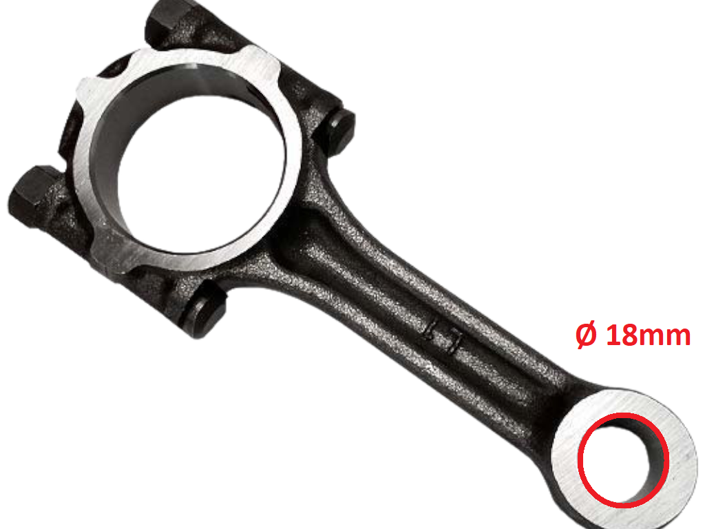 Pleuelstange für Mitsubishi L2E L3E - Kolbenbolzen ř 18mm
