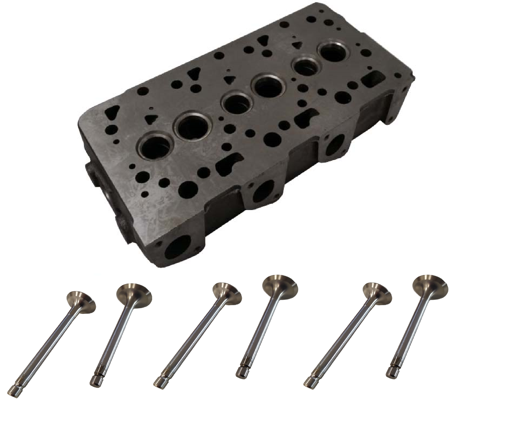 Zylinderkopf für Kubota D1005 mit Ventilen im AT