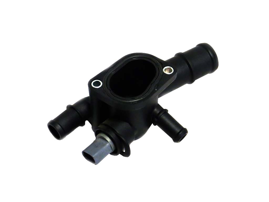 10471877Q5gA2Se7IlubA Kühlmittelflansch inkl. Kühlmittelsensor für VW Seat Audi 038121132D