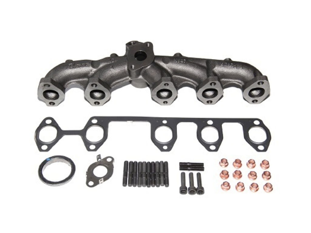 104718386bsLhDW7oQb1T Abgaskrümmer inkl Montagesatz für T5 Touareg VW 2,5TDi BNZ BPC BPD BPE
